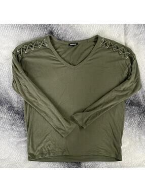 Green Express top - Sz S Small